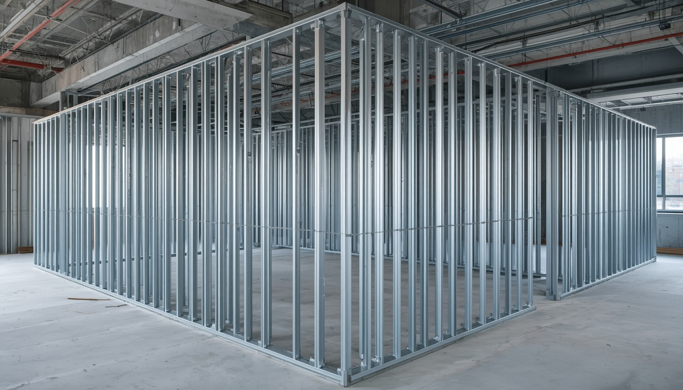 Metal Stud Partitioning project in Salford