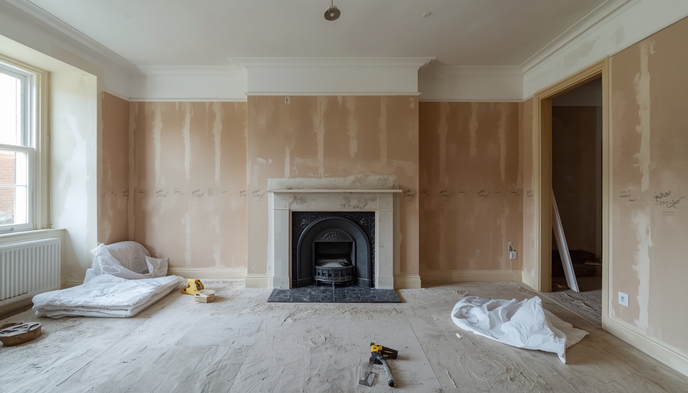 Refurbishment Drylining project in Salford